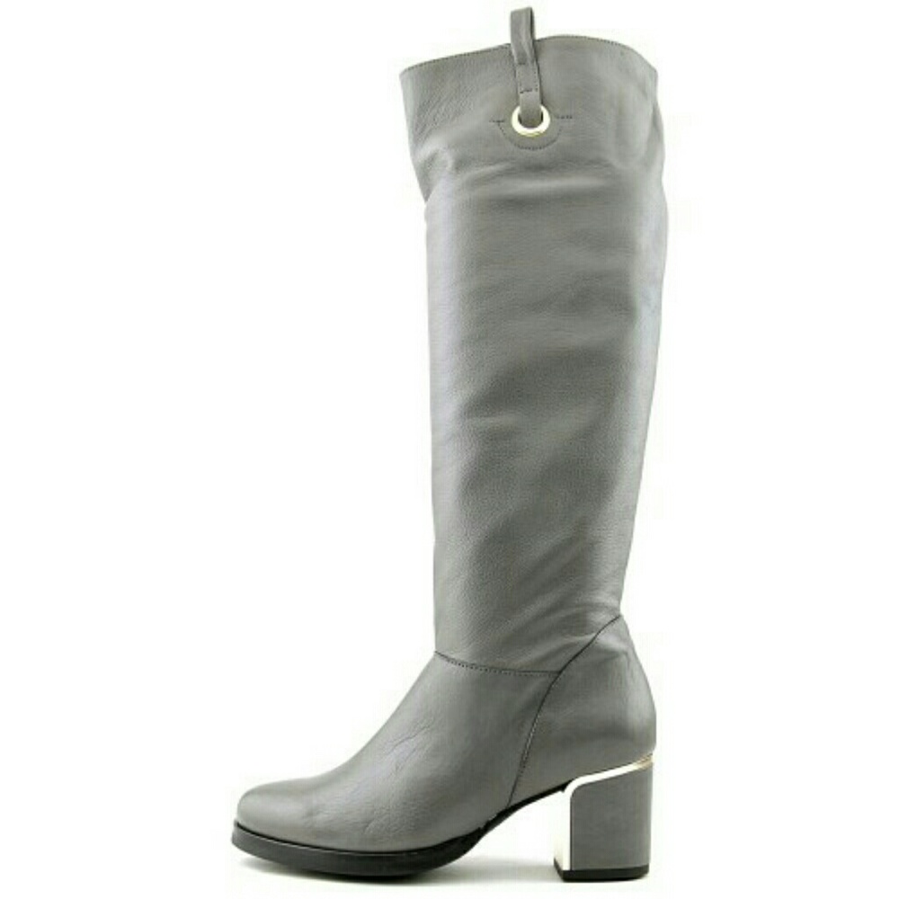 Eric Michael Riva gray leather boot size 6